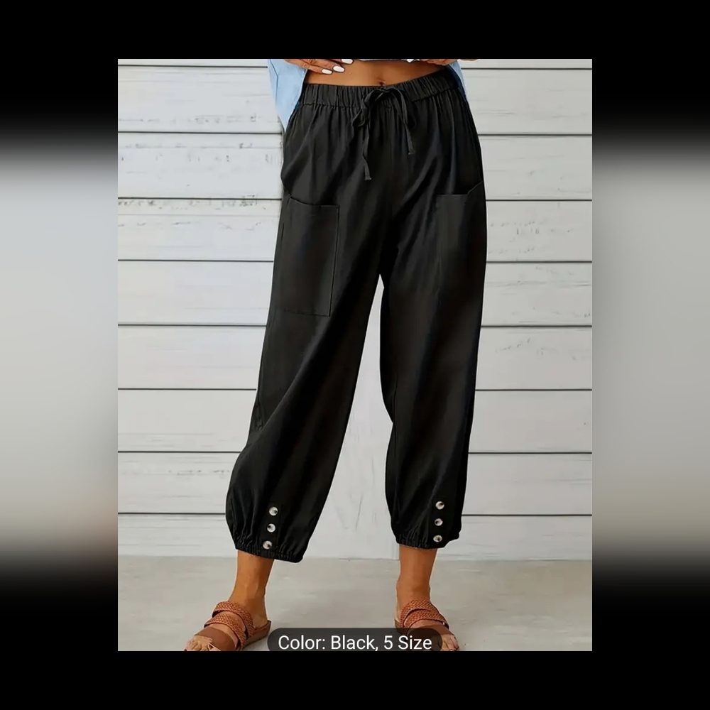 Black Women's Track Pants